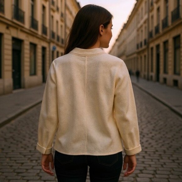 April Cornell Wool Cardigan, Women's Cottagcore Shacket, Size M/L - Picture 2 of 13